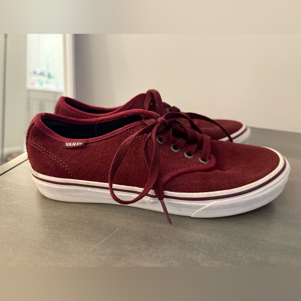 Vans Burgundy Sneakers- 6.5 women’s